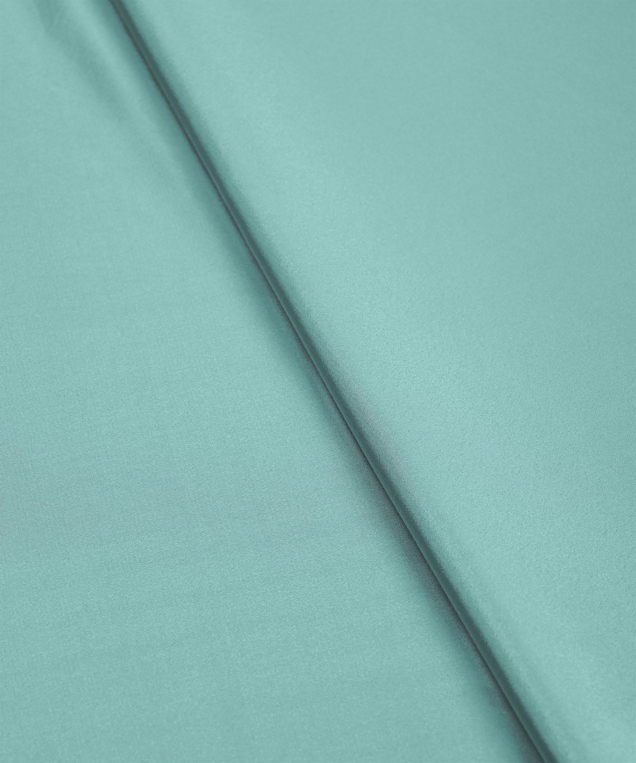 Aquamarine Green Plain Dyed Crepe Fabric