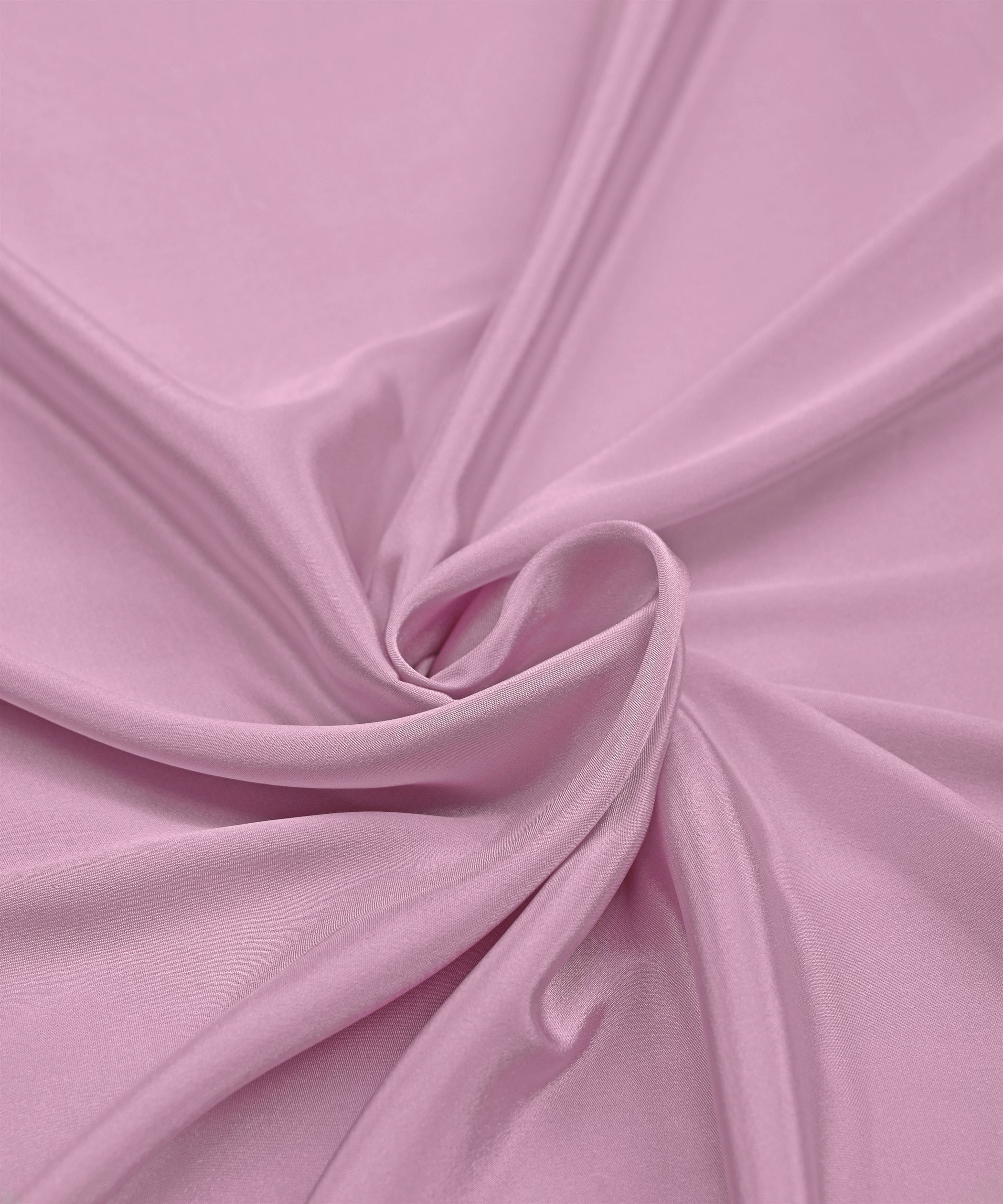 Baby Pink Plain Dyed Crepe Fabric