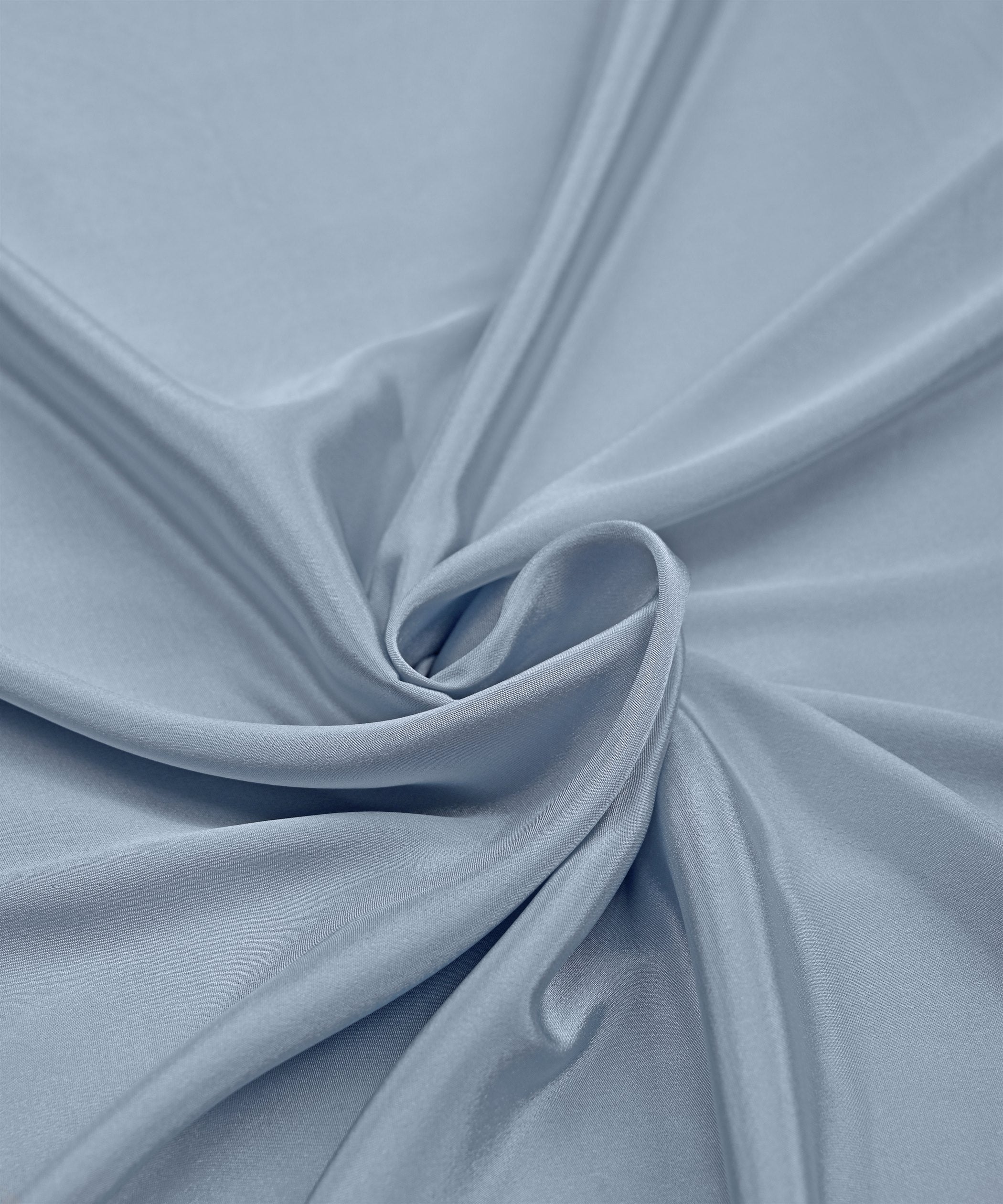 Grey Plain Dyed Crepe Fabric