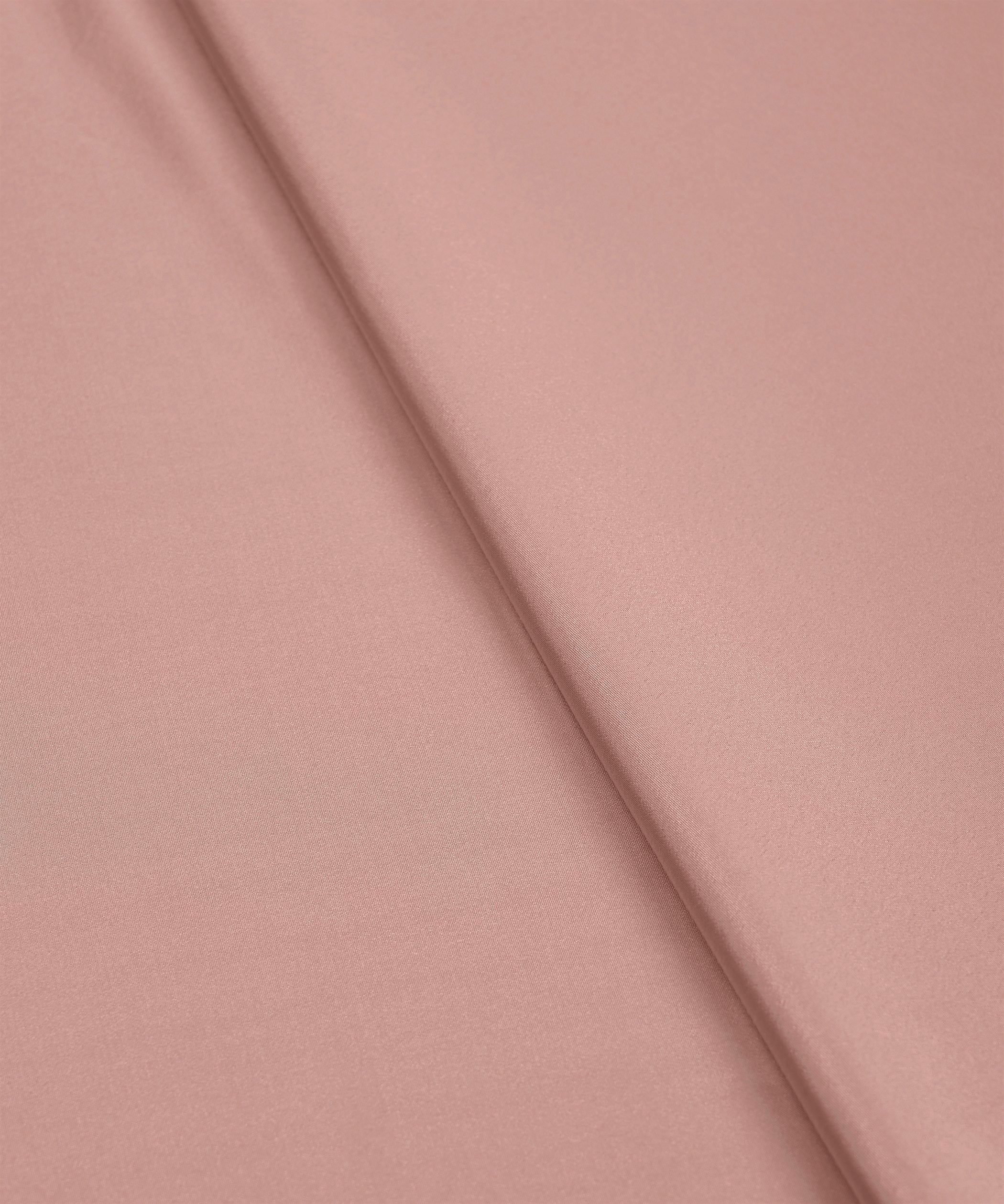 Light Peach Plain Dyed Crepe Fabric