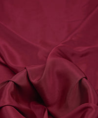 Maroon Plain Dyed Crepe Fabric