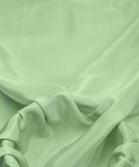 Pista Green Plain Dyed Crepe Fabric