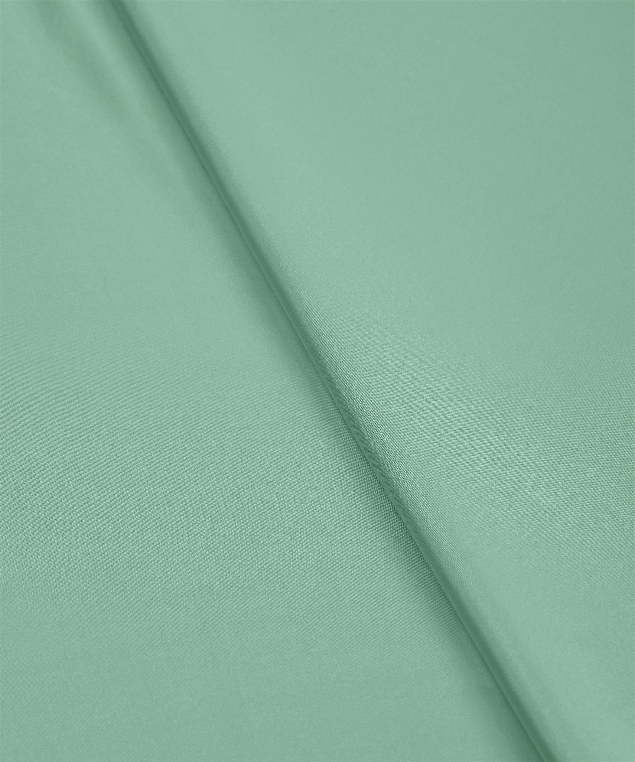 Sea Green Plain Dyed Crepe Fabric