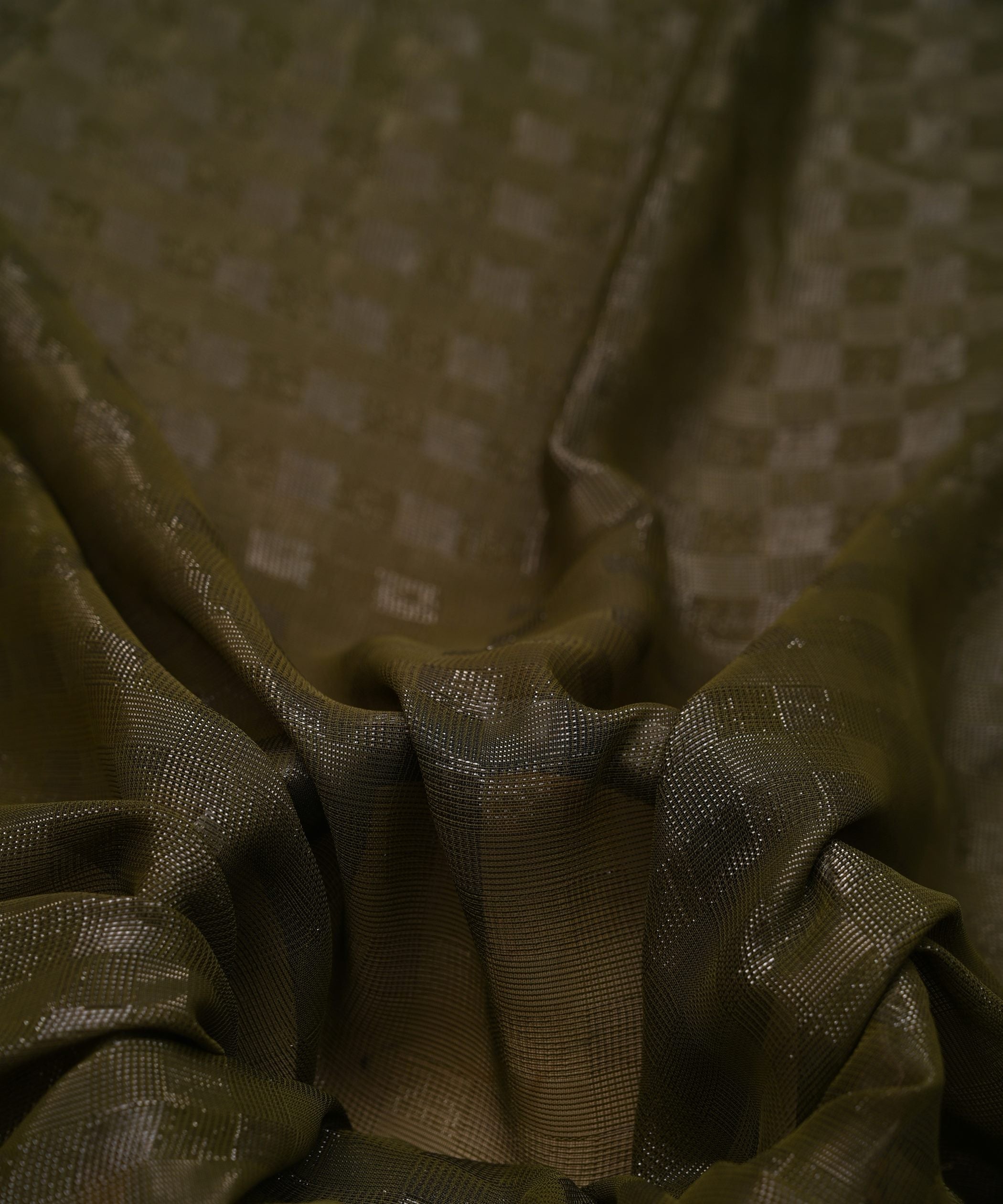 CREPE-WITH-ZARI-STRIPES-AND-SATIN-BORDER-OLIVE-GREEN-FEEL0.jpg