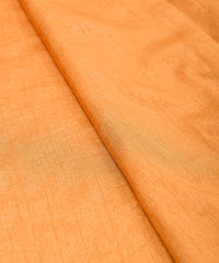 Coral Plain Dyed Dola Silk Fabric