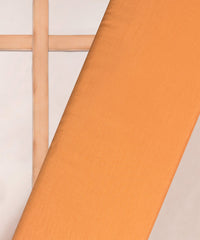 Coral Plain Dyed Dola Silk Fabric