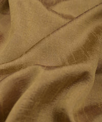Dark Biege Plain Dyed Dola Silk Fabric