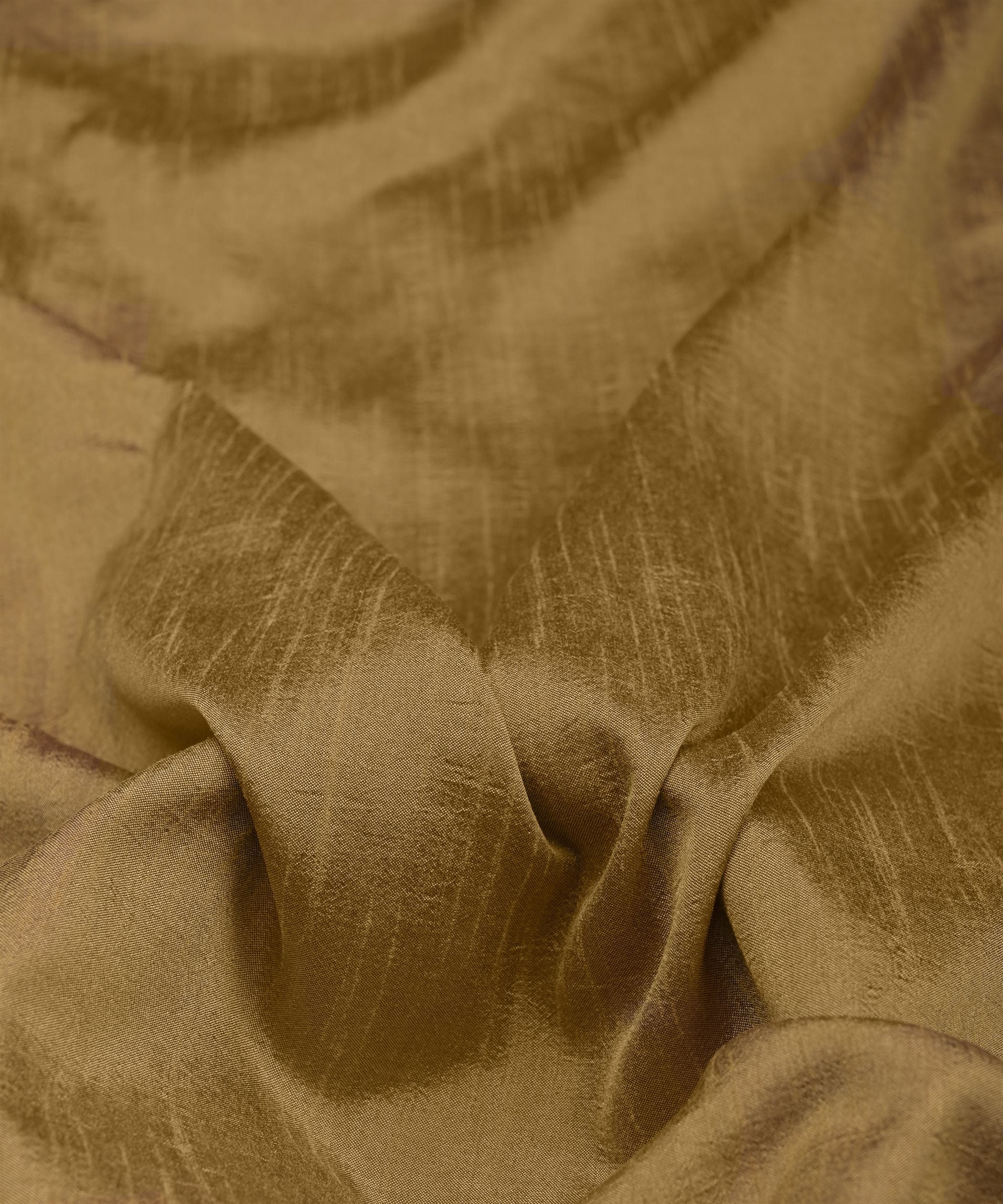Dark Biege Plain Dyed Dola Silk Fabric