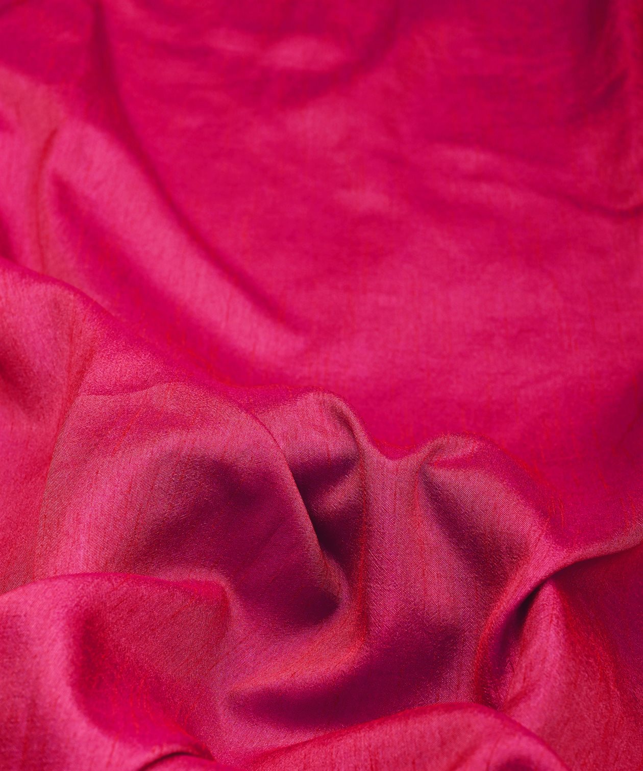 Hot Pink Plain Dyed Dola Silk Fabric
