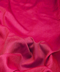 Hot Pink Plain Dyed Dola Silk Fabric