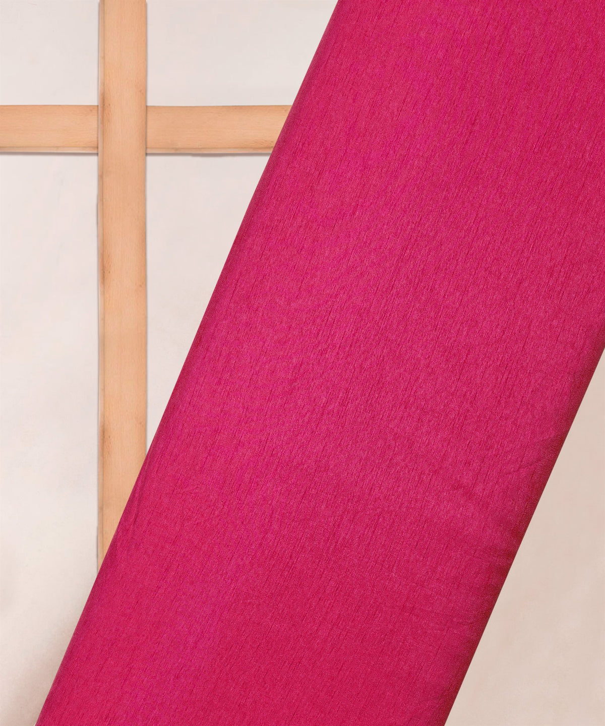 Hot Pink Plain Dyed Dola Silk Fabric
