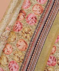Ethnic Designer Saree with Unstitched Blouse