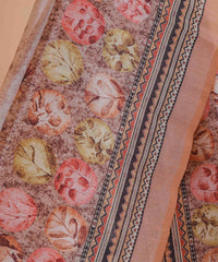 Ethnic Designer Saree with Unstitched Blouse