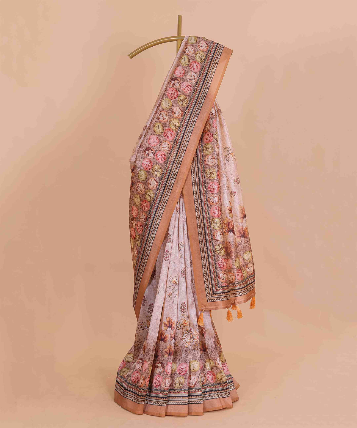 Ethnic Designer Saree with Unstitched Blouse