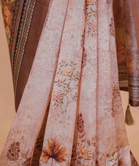Ethnic Designer Saree with Unstitched Blouse