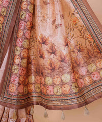 Ethnic Designer Saree with Unstitched Blouse