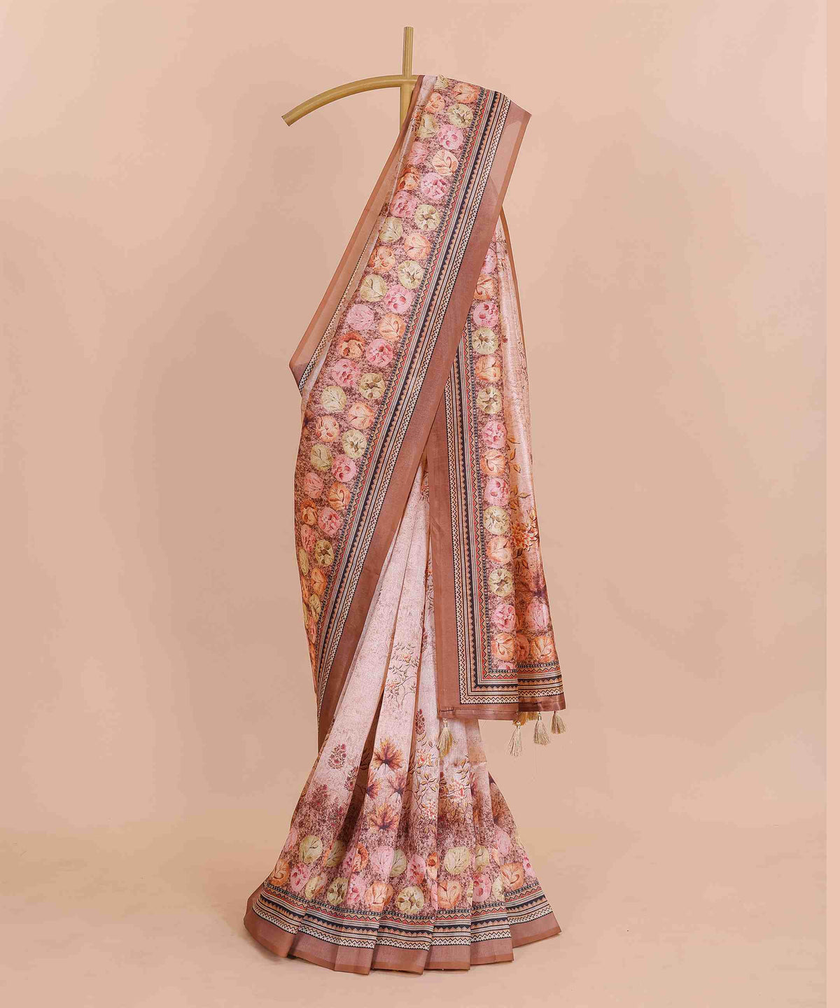 Ethnic Designer Saree with Unstitched Blouse