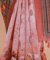 Ethnic Designer Saree with Unstitched Blouse