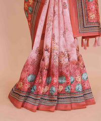Ethnic Designer Saree with Unstitched Blouse