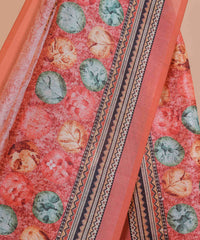 Ethnic Designer Saree with Unstitched Blouse