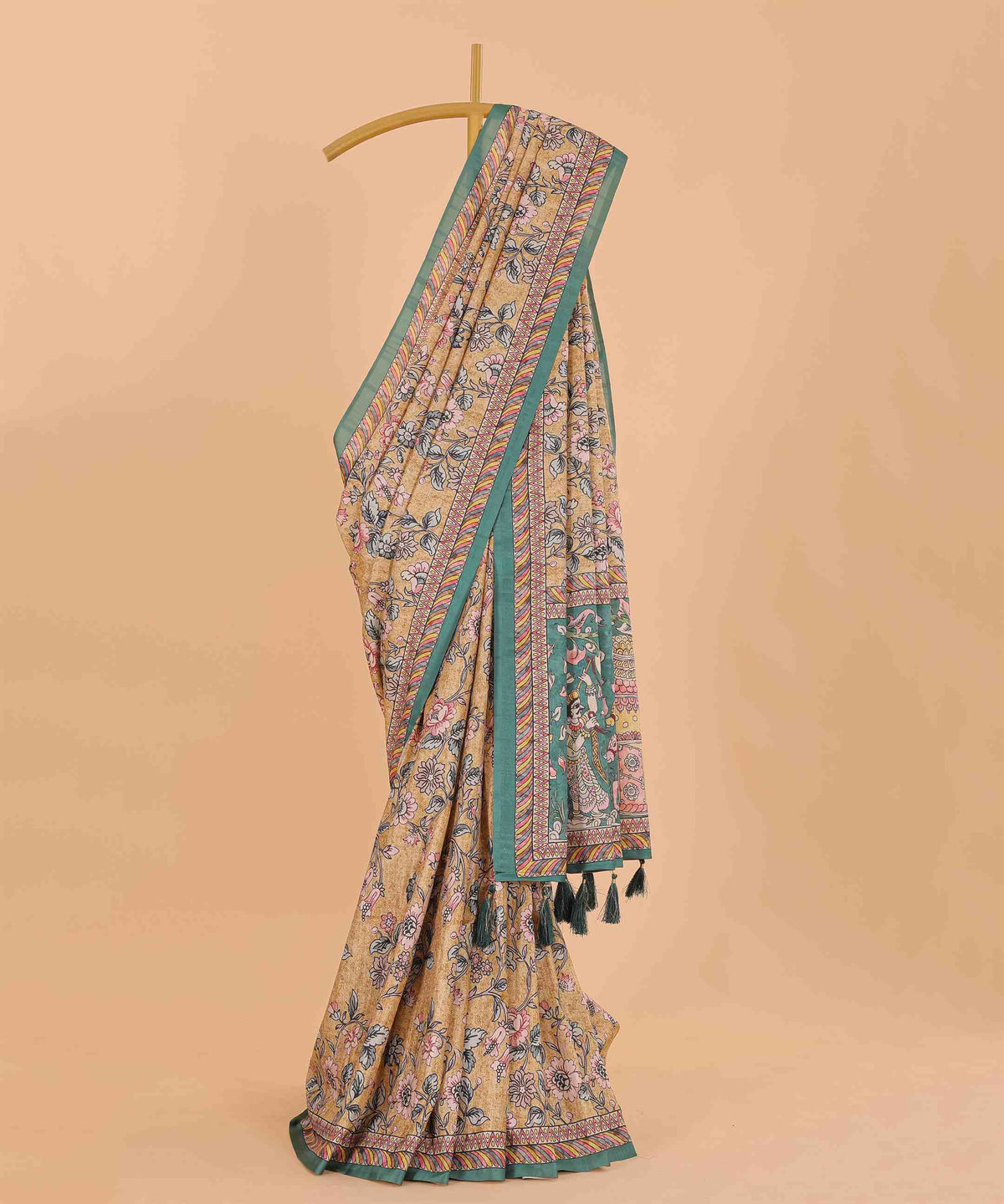 Ethnic Designer Saree with Unstitched Blouse