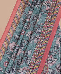 Ethnic Designer Saree with Unstitched Blouse