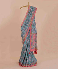 Ethnic Designer Saree with Unstitched Blouse