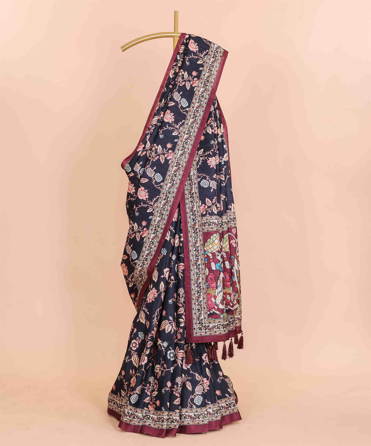 Ethnic Designer Saree with Unstitched Blouse