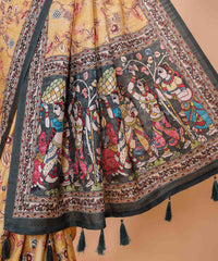 Ethnic Designer Saree with Unstitched Blouse