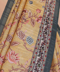 Ethnic Designer Saree with Unstitched Blouse