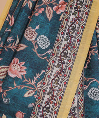 Ethnic Designer Saree with Unstitched Blouse