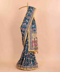 Ethnic Designer Saree with Unstitched Blouse
