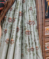 Ethnic Designer Saree with Unstitched Blouse