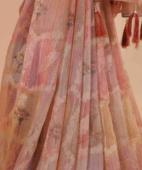 Ethnic Designer Saree with Unstitched Blouse