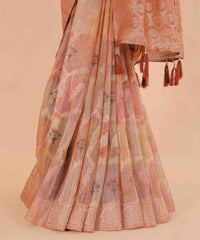 Ethnic Designer Saree with Unstitched Blouse