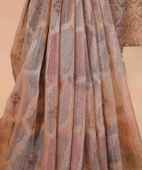 Ethnic Designer Saree with Unstitched Blouse