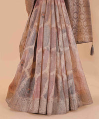Ethnic Designer Saree with Unstitched Blouse
