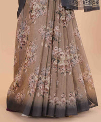 Ethnic Designer Saree with Unstitched Blouse