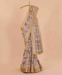 Ethnic Designer Saree with Unstitched Blouse
