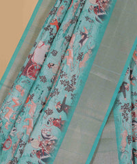 Ethnic Designer Saree with Unstitched Blouse