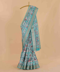 Ethnic Designer Saree with Unstitched Blouse