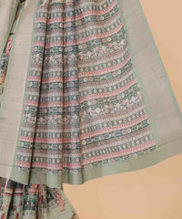 Ethnic Designer Saree with Unstitched Blouse