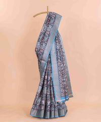 Ethnic Designer Saree with Unstitched Blouse