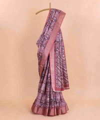 Ethnic Designer Saree with Unstitched Blouse