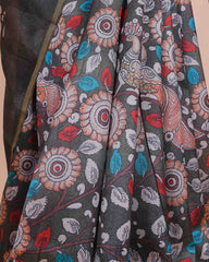 Ethnic Designer Saree with Unstitched Blouse