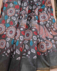 Ethnic Designer Saree with Unstitched Blouse