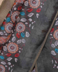 Ethnic Designer Saree with Unstitched Blouse