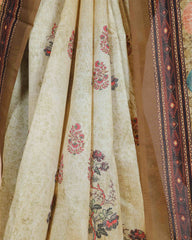 Ethnic Designer Saree with Unstitched Blouse