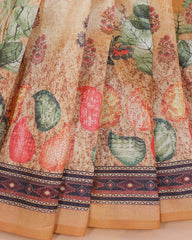 Ethnic Designer Saree with Unstitched Blouse