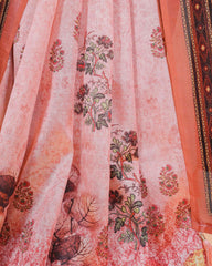 Ethnic Designer Saree with Unstitched Blouse